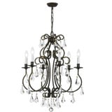 Ashton 6 Light Medium Chandelier by Crystorama - 5016