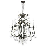 Ashton 6 Light Medium Chandelier by Crystorama - 5016