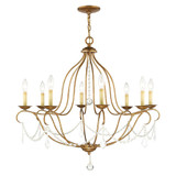 Chesterfield 8 Light Large Chandelier by Livex - 6428