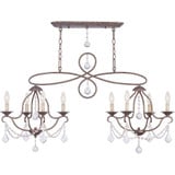 Chesterfield 8 Light Small Island Chandelier by Livex - 6437