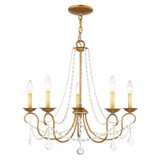 Pennington 5 Light Medium Chandelier by Livex - 6515