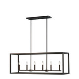 Moffet Street 6 Light Medium Island Pendant by Generation - 6634506