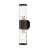 Atlantic 2 Light Outdoor Wall Lantern by Livex - 71922
