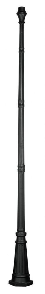 114.5 Inch Outdoor Cast Aluminum Fluted Post by Livex - 7617