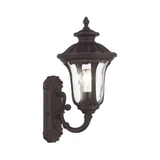 Oxford 1 Light Traditional Outdoor Wall Lantern 15.5 Inch Tall by Livex - 7850