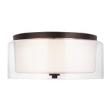 Elmwood Park 2 Light 14 Inch Wide Flush Mount by Generation - 7537302