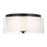 Elmwood Park 2 Light 14 Inch Wide Flush Mount by Generation - 7537302