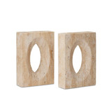 Demi 5.5 Inch Bookend (Set of 2) In Modern by Currey Company - 1200-077