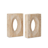 Demi 5.5 Inch Bookend (Set of 2) In Modern by Currey Company - 1200-077