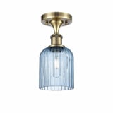 Bridal Veil 1 Light Semi Flush Mount 10.25 Inch Tall by Innovations - 516-1C-G559-5-GL
