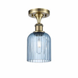 Bridal Veil 1 Light Semi Flush Mount 10.25 Inch Tall by Innovations - 516-1C-G559-5-GL