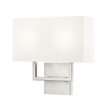Saxon 2 Light Wall Sconce 11.25 Inch Tall and 12 Inch Wide By Z-Lite - 815-2S