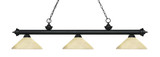 Riviera 3 Light Island/Billiard 13.75 Inch Wide by 13 Inch High by Z-Lite - 200-3L