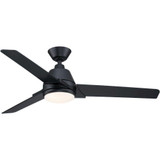 Pyramid 3 Blade Ceiling Fan with Light Kit 52 Inch Wide by Fanimation - FP8406