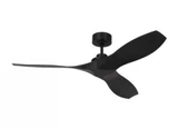 Collins 3 Blade Ceiling Fan 52 Inches Wide by Visual Comfort Fan - 3CLNCSM52