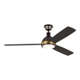 Hicks 60 Inch 3 Blade Ceiling Fan with Light Kit by VC Fan - 3HCKR60