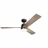 Spyn Ceiling Fan with Light Kit 14.5 Inch tall by 52 Inch wide by Kichler - 300275