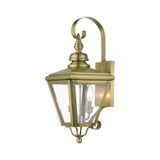 Adams 2 Light Outdoor Wall Lantern by Livex - 27372