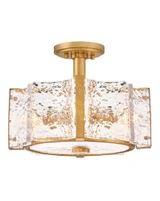 Florian 20W 4 LED Medium SemiFlush Mount 14.2 Inch Wide by Fredrick Ramond  - FR41601
