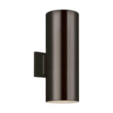 Outdoor Cylinders 2 Light Armed Outdoor Wall Mount by Visual Comfort Studio - 8313802