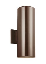 Outdoor Cylinders 2 Light Armed Outdoor Wall Mount by Visual Comfort Studio - 8313802
