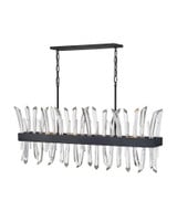 Revel 4 Light Oversized Linear Chandelier by Fredrick Ramond - FR30908