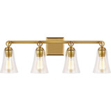 Sean Lavin 4 Light Vanity Light 30.25 Inch Wide by Visual Comfort Studio - VS24704