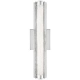 Cutler 15W 1 LED Light Crackle Glass Wall Sconce by Visual Comfort Studio - WB1867