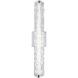 Cutler 1 Light Acrylic Vanity Light 24 Inch Tall by Visual Comfort Studio - WB1869