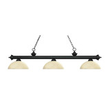 Riviera 3 Light Island/Billiard 14 Inch Wide by 12.75 Inch High by Z-Lite - 200-3R