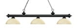 Riviera 3 Light Island/Billiard 14 Inch Wide by 12.75 Inch High by Z-Lite - 200-3R
