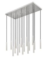 Forest 85W 17 LED Linear Chandelier 12 Inch Tall and 18 Inch Wide By Z-Lite - 919MP12-17L