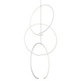 Torc 3 LED Pendant 56 Inch Tall and 24.75 Inch Wide by Sonneman - 3153