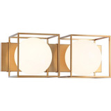 Squircle 2 Light Wall Sconce by Matteo - S03802