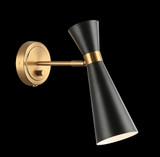 Blaze 1 Light Wall Sconce 12 Inch Tall by Matteo - S09611