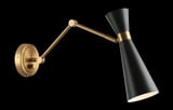 Blaze 1 Light Wall Sconce 13 Inch Tall by Matteo - S09621