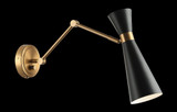 Blaze 1 Light Wall Sconce 13 Inch Tall by Matteo - S09621