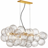 Charlize 10 Light Oversized Pendant by Dainolite - CLZ-418HP
