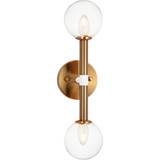 Stellar 2 Light 25W Wall Sconce 18 Inch Tall by Matteo - W75312