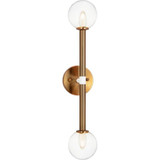 Stellar 2 Light Wall Sconce 24 Inch Tall by Matteo - W75322