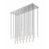 Forest 115W 23 LED Linear Chandelier 12 Inch Tall X 18 Inch Wide By Z-Lite - 919MP12-23L