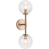 Novo 2 Light Wall Sconce 19 Inch Tall by Matteo - W81702