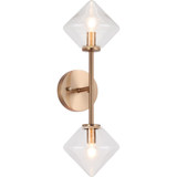 Novo 2 Light Wall Sconce 19.38 Inch Tall by Matteo - W81742
