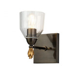 Bolivar 1 Light F195 Wall Sconce 9 Inch Tall by Lucas and McKearn - BB10-F195