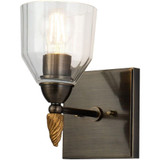 Bolivar 1 Light F295 Wall Sconce 9 Inch Tall by Lucas and McKearn - BB10-F295