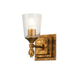 Vetiver 1 Light F1 Vanity Light 9.75 Inch Tall by Lucas and McKearn - BB1022-F1