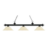 Riviera 3 Light Island/Billiard 16 Inch Wide by 13.5 Inch High by Z-Lite - 2003RD