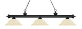 Riviera 3 Light Island/Billiard 16 Inch Wide by 13.5 Inch High by Z-Lite - 2003RD