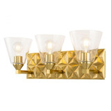Alpha 3 Light Vanity Light by Lucas and McKearn - BB1302AG