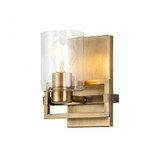 Arcadia 1 Light Wall Sconce 8.5 Inch Tall by Lucas and McKearn - BB90-7